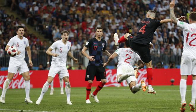 Image result for croatia vs england 2018 perisic
