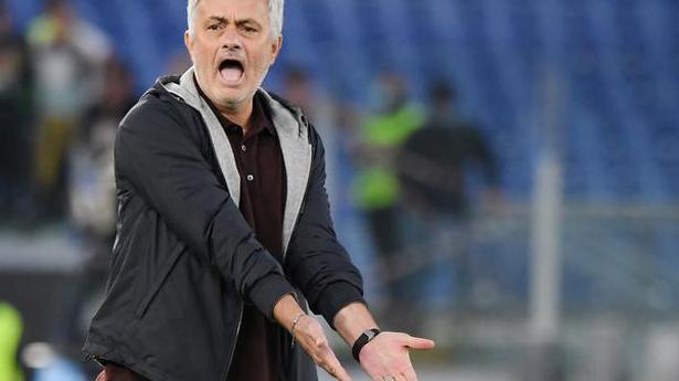 Roma coach Jose Mourinho given 2-game ban after red card