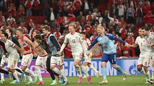 Denmark beats Russia 4-1 to advance at Euro 2020
