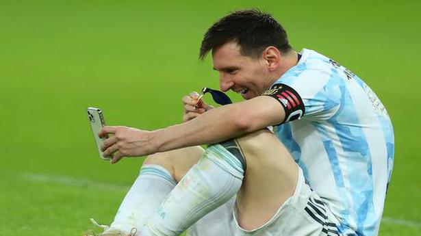 Lionel Messi finally sheds tears of joy