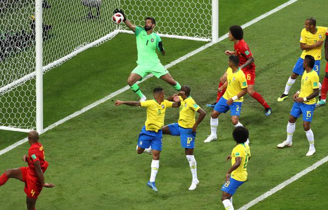 Image result for FIFA World Cup quarterfinals 2018 : Belgium Beat Brazil 2-1