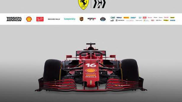 Ferrari unveils its new Formula 1 car, the SF21