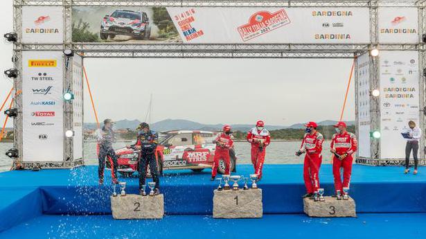 Team MRF wins Rally Italia Sardegna
