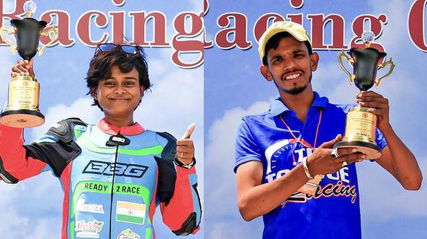 Mohd. Rafiq claims a double at National motorcycle drag racing championships