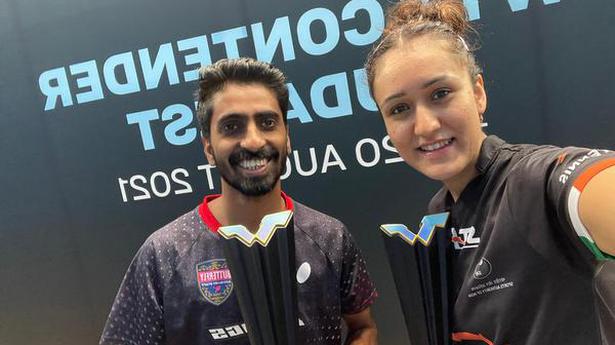 World Table Tennis Contender | Sathiyan and Manika bag mixed doubles crown