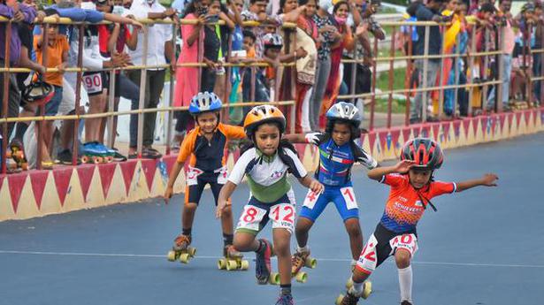 Hundreds participate in district level skating championship in Visakhapatnam