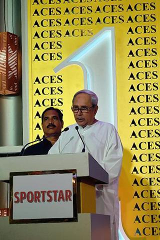 Odisha Chief Minister Navin Patnaik at the Sportstar Aces awards event