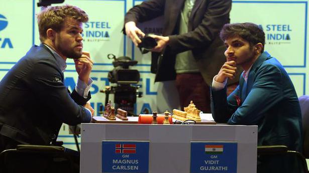 Tata Steel chess | Vidit Gujrathi holds Magnus Carlsen
