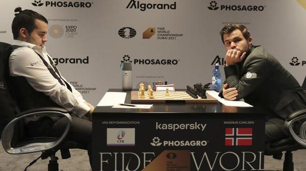 Carlsen, Nepo menandatangani perdamaian di pembuka