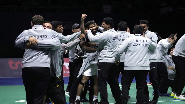 India rejoices historic triumph in Thomas Cup badminton