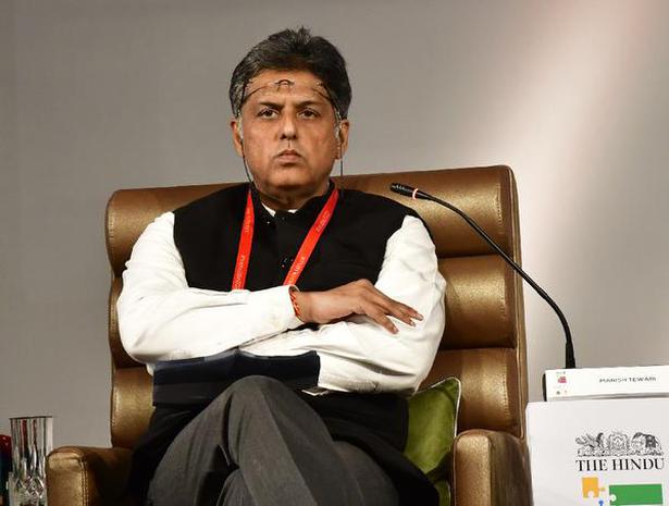 Congress MP Manish Tewari during a conversation on Citizen Bane: The CAA — its constitutionality, its need, its purpose, during the fourth edition of The Huddle 2020, The Hindu’s annual thought conclave, in Bengaluru on February 22, 2020.